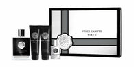 Vince Camuto Virtu Men Set 3.4oz EDT & .5oz EDT & 3oz ASB & 3oz Shower Gel