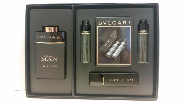 Man In Black by Bvlgari EDP 3.4Oz/ 3X15 Ml Refillable Travel Spray General Bvlgari