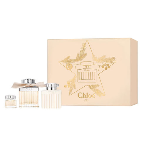 Chloe Eau de Parfum Women Set 2.5oz EDP & 3.4oz BL & .5oz Mini EDP –  AuraFragrance