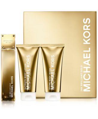 24k Brilliant Gold Michael Kors 3.4oz EDP/3.4oz BL/3.4oz BW for Women