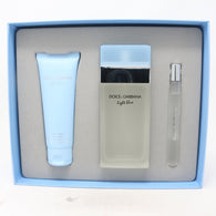 Dolce & Gabbana Light Blue Women Set 3.3oz EDT & 2.5oz Body Lotion & .33oz EDT