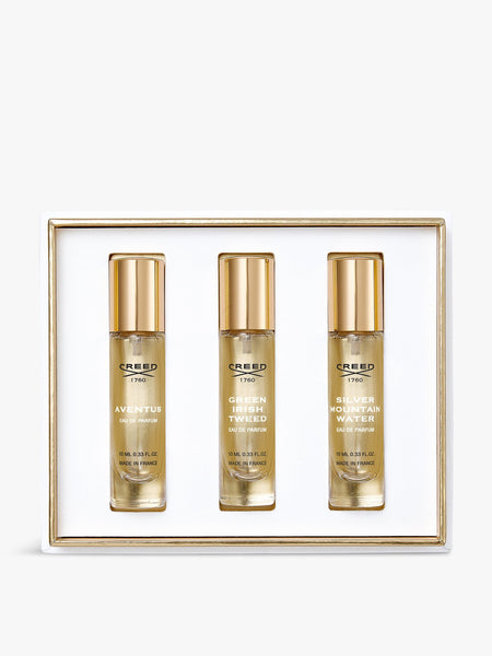Creed Sample Set 3pcsx10ml (Aventus, Green Irish Tweed, Silver Mountain Water) General Creed