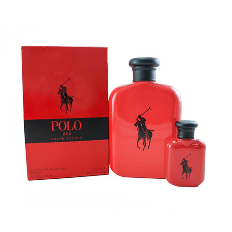 Polo Red Men Set 4.2oz EDT & .5oz EDT Travel Spray