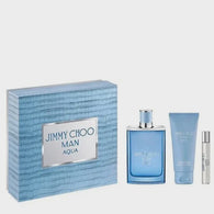 Jimmy Choo Man Aqua Set 3.3oz EDT & .25oz EDT & 3.3oz SG