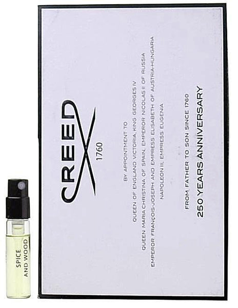 Creed Spice and Wood Unisex EDP General Creed .08 OZ / 2.5 ML Sample Vial (with card)