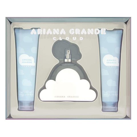 Ariana Grande Cloud Gift Set Women 3.4oz EDP & 3.4 Shower Gel & 3.4 Body Lotion