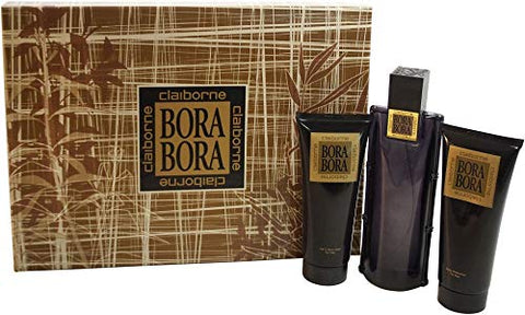 Bora Bora Men Gift Set 3.4oz EDT & 3.4 Shower Gel & 3.4 Aftershave Balm
