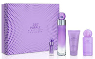 360 Purple Women 3.4oz EDP & 4oz BM & 2oz Cream & .25OZ