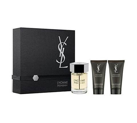 L'Homme by YSL 3.3oz EDT/1.6oz SG/1.6oz AS