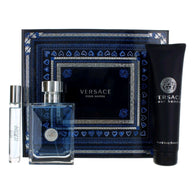 Versace Pour Homme Gift Set 3.4oz EDT & .3oz Mini & Deodorant