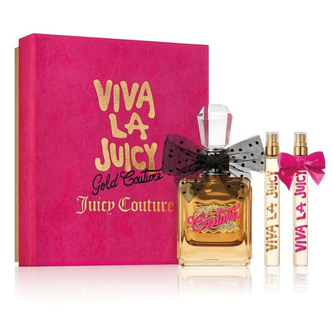 VIVA LA JUICY GOLD COUTURE  3.4 OZ&.33 OZ&.33 OZ