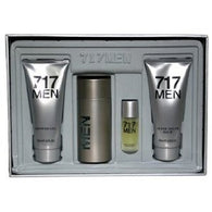 717 Mens Gift Set Perfume, Travel Size, Shower Gel and After Shave Balm Mens Perfume Impression of 212 Men - Aura Fragrances