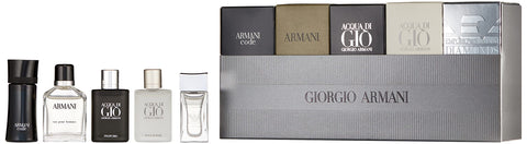 Armani Mini Set Code 4ml/Diamonds 4ml/ADG 5ml/Armani Eau 7ml/ADG Profumo 5ml