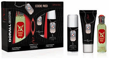 Code Red 3Pc Set Men General Aura Fragrance