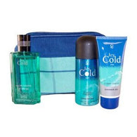 Icy Cold by Creation Lamis 3.3 Oz /3.38 Oz Shower Gel Tube/5.0 Oz Deodorant Body for Men General Aura Fragrance