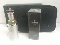 SWISS ARMY MEN 3.4 OZ/3.4 OZ AFTER SHAVE LOTION/SLIMLINE TOILETRY KIT - Aura Fragrances