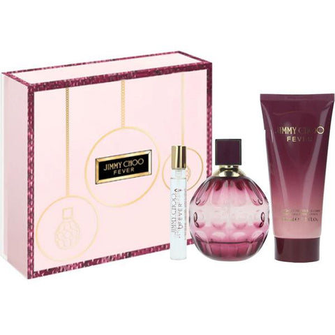 Jimmy Choo Fever 3.3oz EDP & .25oz EDP & 3.3oz BL