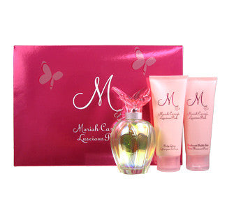 LUSCIOUS PINK By Mariah Carey EDT 3.4oz/ B.L. 3.3oz/ S.G. 3.3oz For Women - Aura Fragrances
