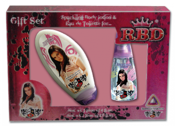 Rebelde Lupita 2Pc Gift Set 1.7Fl.Oz.Eau de Toilette + 4 Fl.Oz Sparking Body Lotion General Aura Fragrance