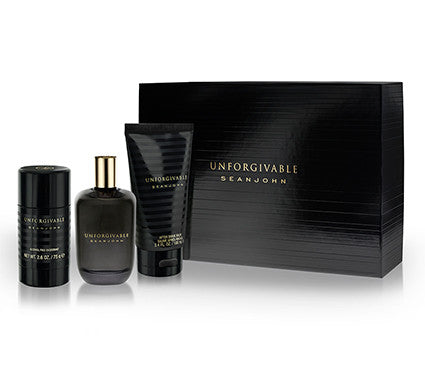 UNFORGIVABLE for Men by Sean John 4.2oz EDT/3.4oz AS/3.4oz SG - Aura Fragrances