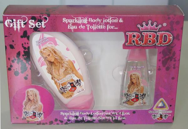 Rebelde Mia 2Pc Gift Set 1.7 Fl.Oz. Eau de Toilette + 4 Fl.Oz. Sparkling Body Lotion General Aura Fragrance
