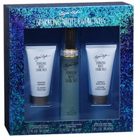 Elizabeth Taylor Sparkling White Diamonds Women's 3PC Gift Set 1.7oz EDT - Aura Fragrances