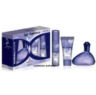 SKY DIAMOND 3.3 oz/ 3.3 body lotion/ 2.5 oz deodorant 3PCS SET DORALL For  women - Aura Fragrances