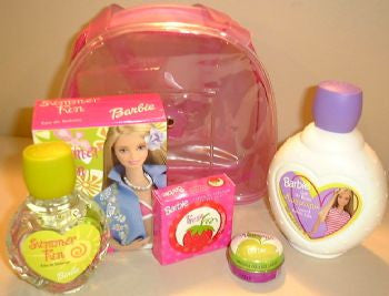 BARBIE SUMMER FUN For Girls by Mattel 4 pcs + BAG - Aura Fragrances