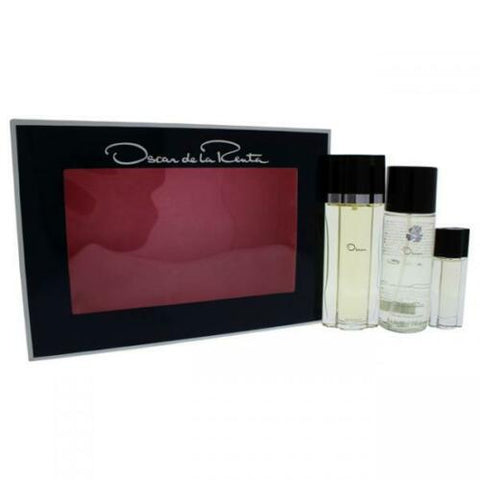 Oscar de la Renta Women Set 3.4oz EDT & .5oz EDT & 8.4oz Body Mist