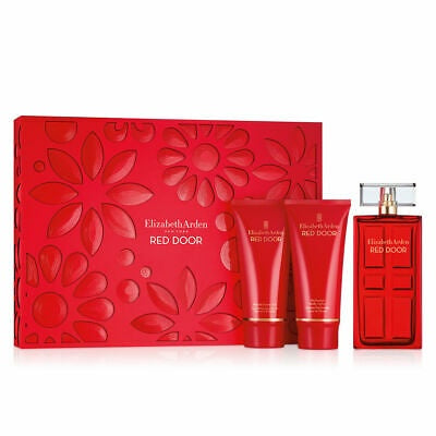 Red Door Gift Set 3.3oz EDP & 3.3oz Body Lotion & 3.3oz Shower Gel