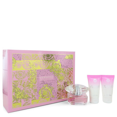 Versace Bright Crystal for Women 1.7oz EDT Gift Set (3 pieces)