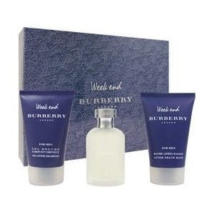 Burberry Weekend by Burberry for Men 3 Piece Set Includes: - Aura Fragrances