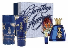 Christian Audigier for Men Gift Set by Christian Audigier Cologne, 4 Piece Set: 3.4 oz EDT MEN - Aura Fragrances