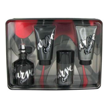 Curve Crush Gift Set 4.2/2.5/2.5/2.6 Deodorant Oz Men General Aura Fragrance