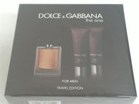 DOLCE & GABBANA THE ONE MEN 3.3 oz/1.6 oz after shave/1.6 oz shower gel - Aura Fragrances