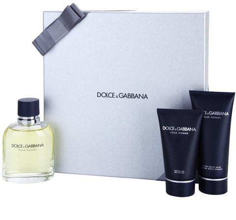 Dolce & Gabbana Pour Homme 4.2oz EDT/3.3oz AS/1.6oz SG