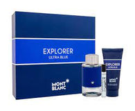 Mont Blanc Explorer Ultra Blue 3.4oz EDP & .25oz EDP & 3.4oz Shower Gel