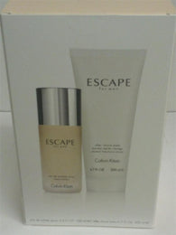 Escape Gift Set Men EDT 3.4/ 6.7 Oz After Shave Balm General Aura Fragrance