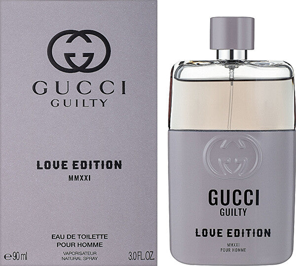 Guilty Love Edition MMXXI pour Homme for Men EDT General Gucci 3.0 OZ Regular Box