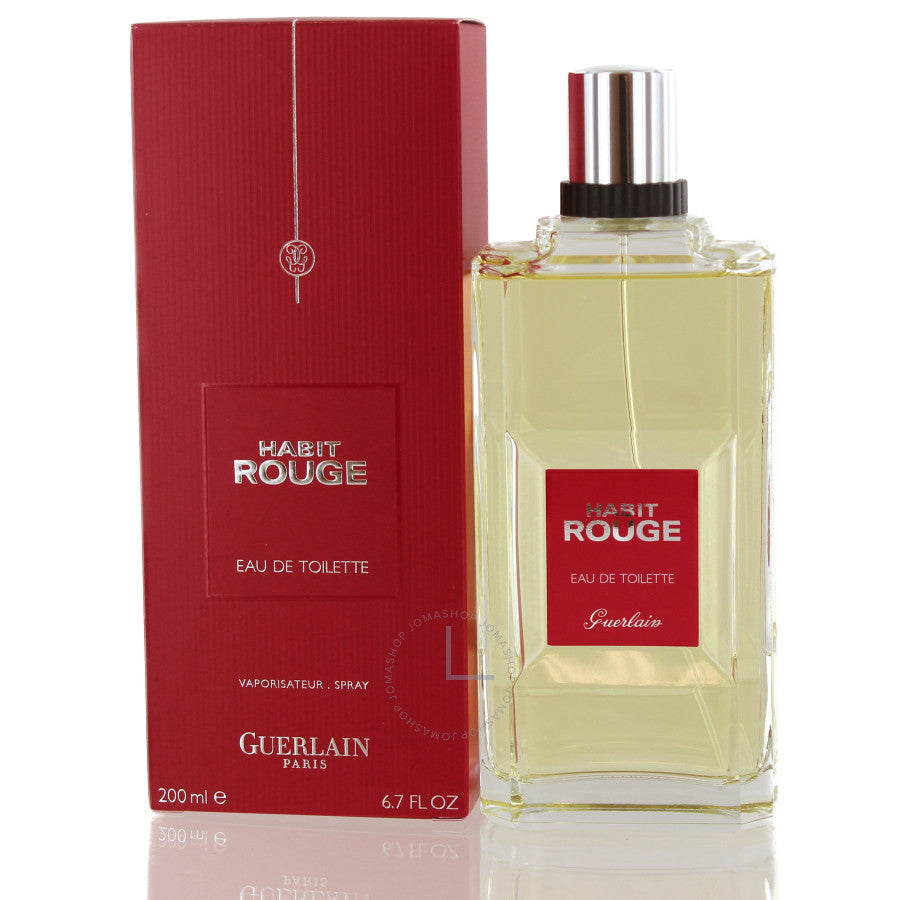 Habit Rouge for Men by Guerlain EDT – AuraFragrance