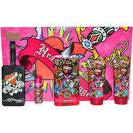 Ed Hardy Hearts & Daggers 3.4 oz/.25 oz/3.0 oz/3.0 oz/ luggage tag For women - Aura Fragrances