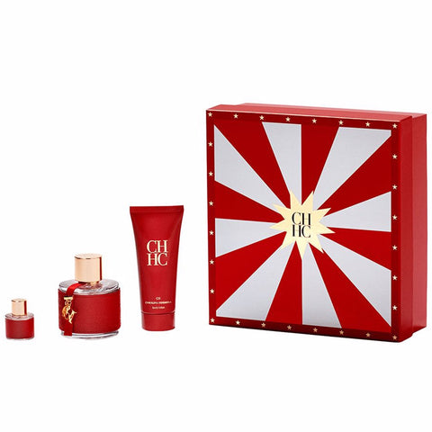 CH Women Set 3.4oz EDP & 3.4oz BL & .34oz Mini