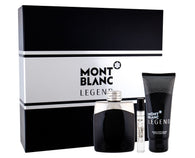 Mont Blanc Legend Gift Set 3.3oz EDT & 0.25 EDT Mini & 3.3 Shower Gel