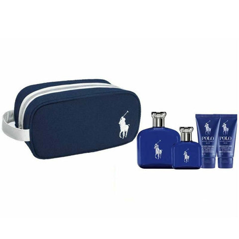 Polo Blue 4.2oz Gift Set with Bag