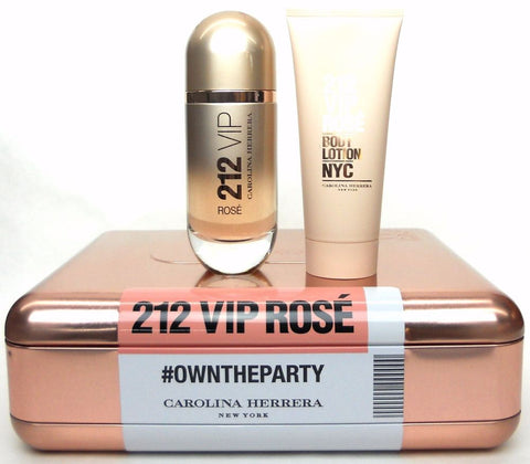 212 VIP Rose by Carolina Herrera 2.7oz EDP/3.4oz Body Lotion