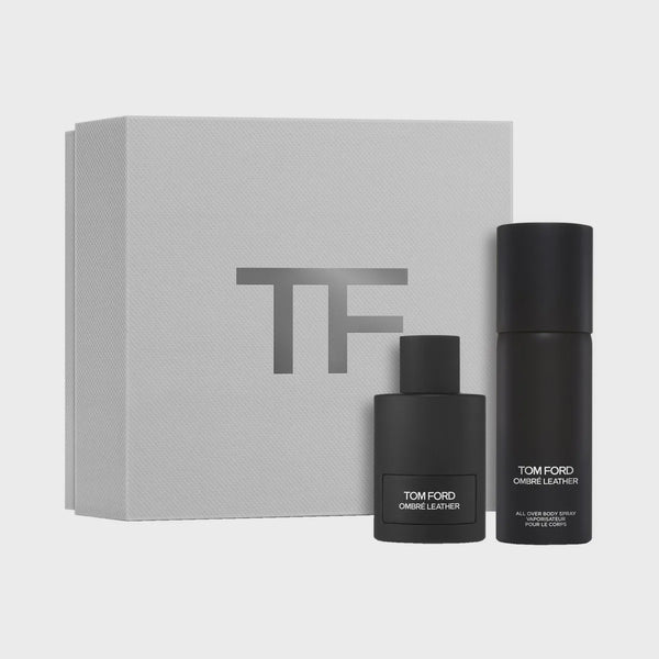 Ombre Leather Tom Ford Gift Set 3.4oz EDP & 5oz Body Spray