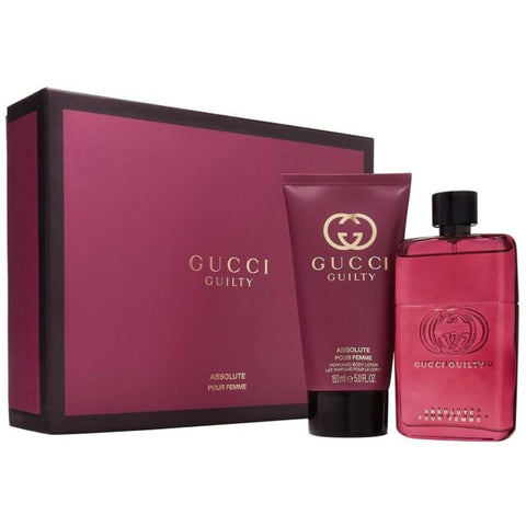 Gucci Guilty Absolute Pour Femme 3.0 oz EDP & 5.0 Body Lotion